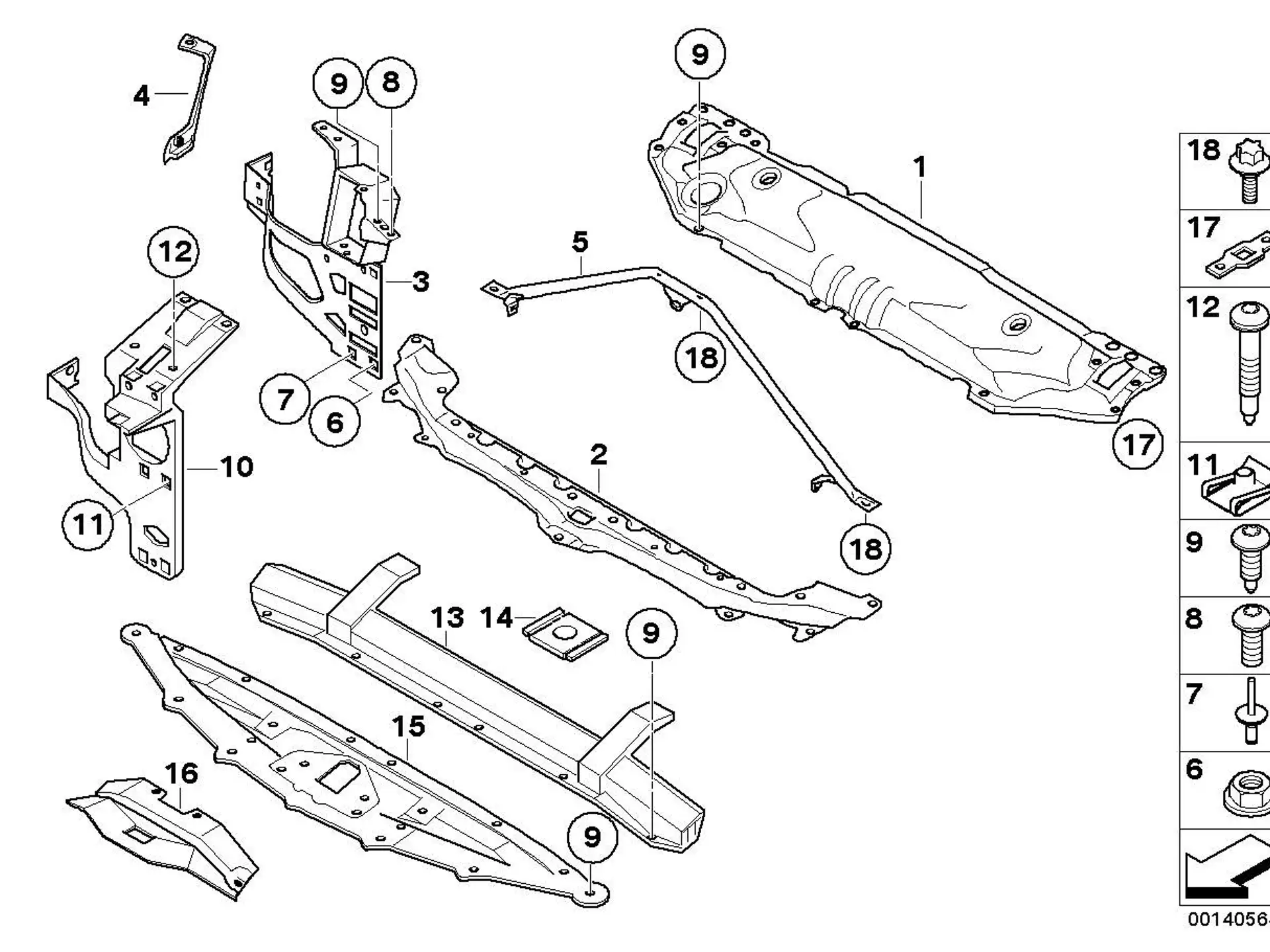 BMW Torxschraube (M8x23 ) E60 E61 E63 E64 51717063831