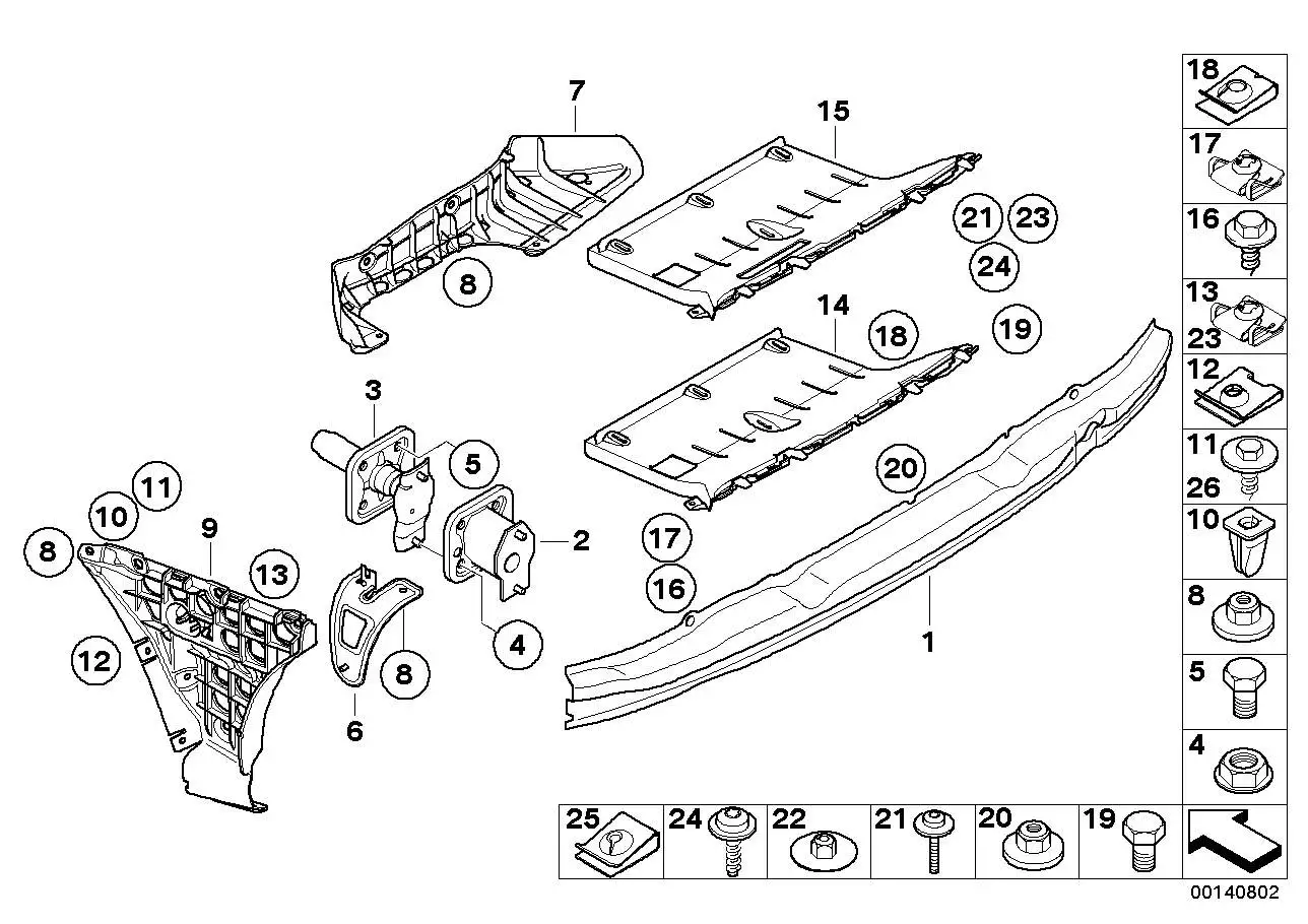 BMW Sechskantschraube E60 E61 E63 E64 E85 E86 07119906010