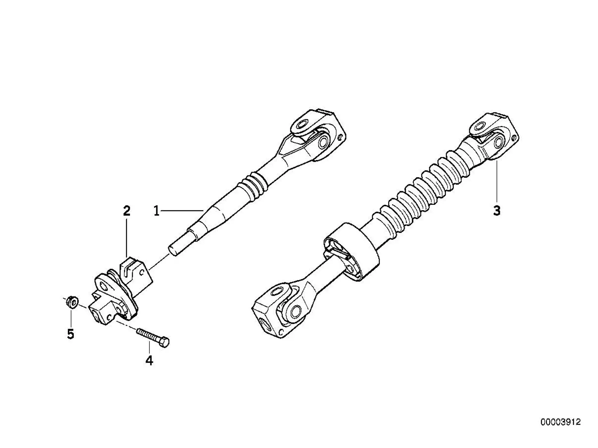 BMW Gelenkscheibe E36 32311092949