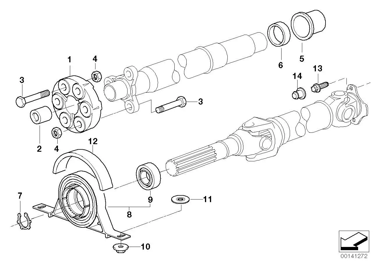 BMW Ausgleichscheibe E46 26121229539 - 3er E46