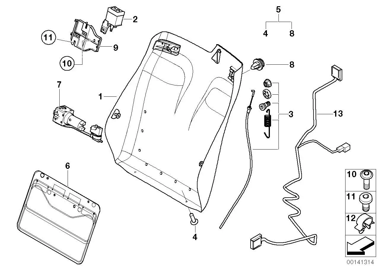 BMW Zylinderschraube E46 52108099044