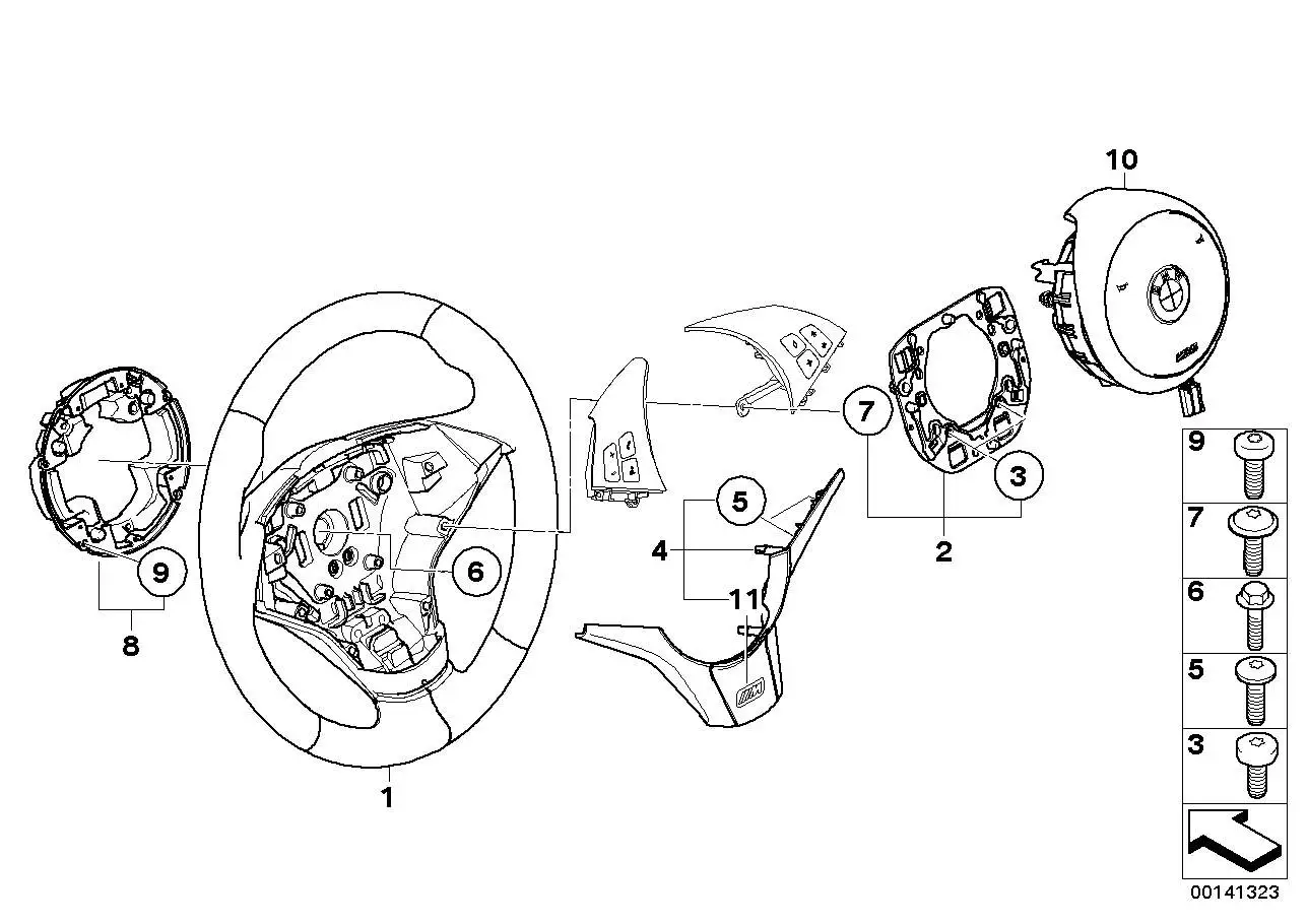 BMW Blechschraube E60 E61 E63 E64 32346767106 - Bildposition 07