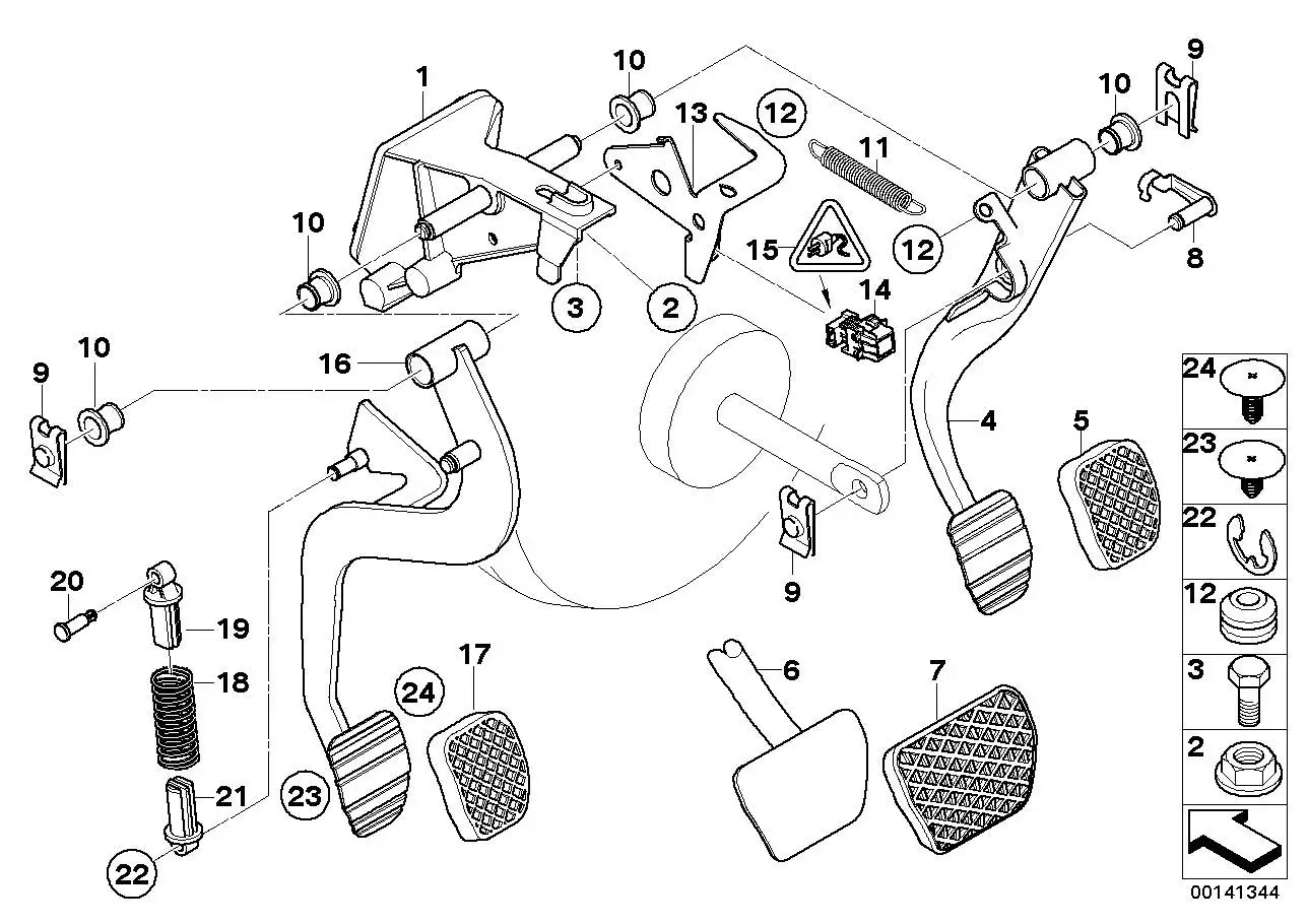 BMW Flachsicherung E46 E60 E61 E63 E64 E83 E85 E86 E89 F10 F11 F2