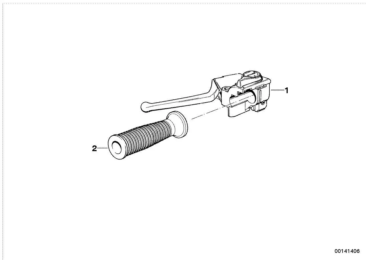 BMW Rillengriff links 32721458395 - K58 /