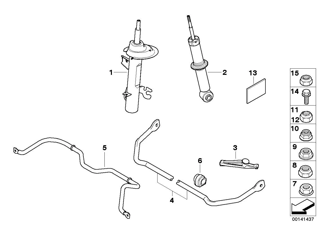 BMW Aufkleber R50 R53 R56 R58 01290391593