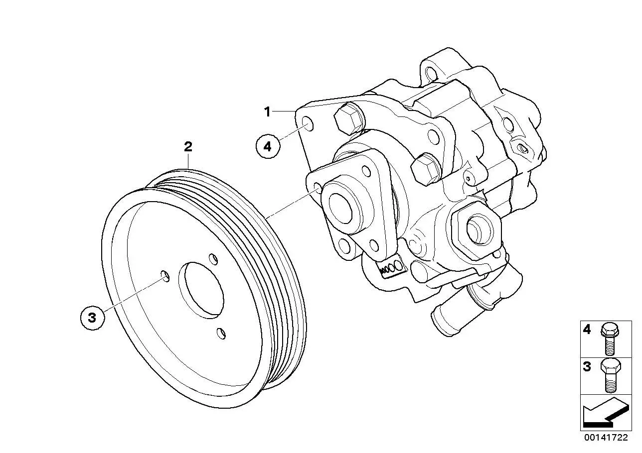 BMW Lenkhilfepumpe E60 E61 E63 E64 32412282951