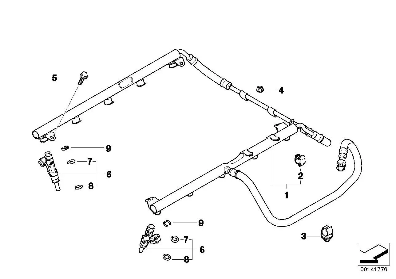 BMW Einspritzventil E60 E61 E63 E64 13647839098 - 5er E60, 5er E6