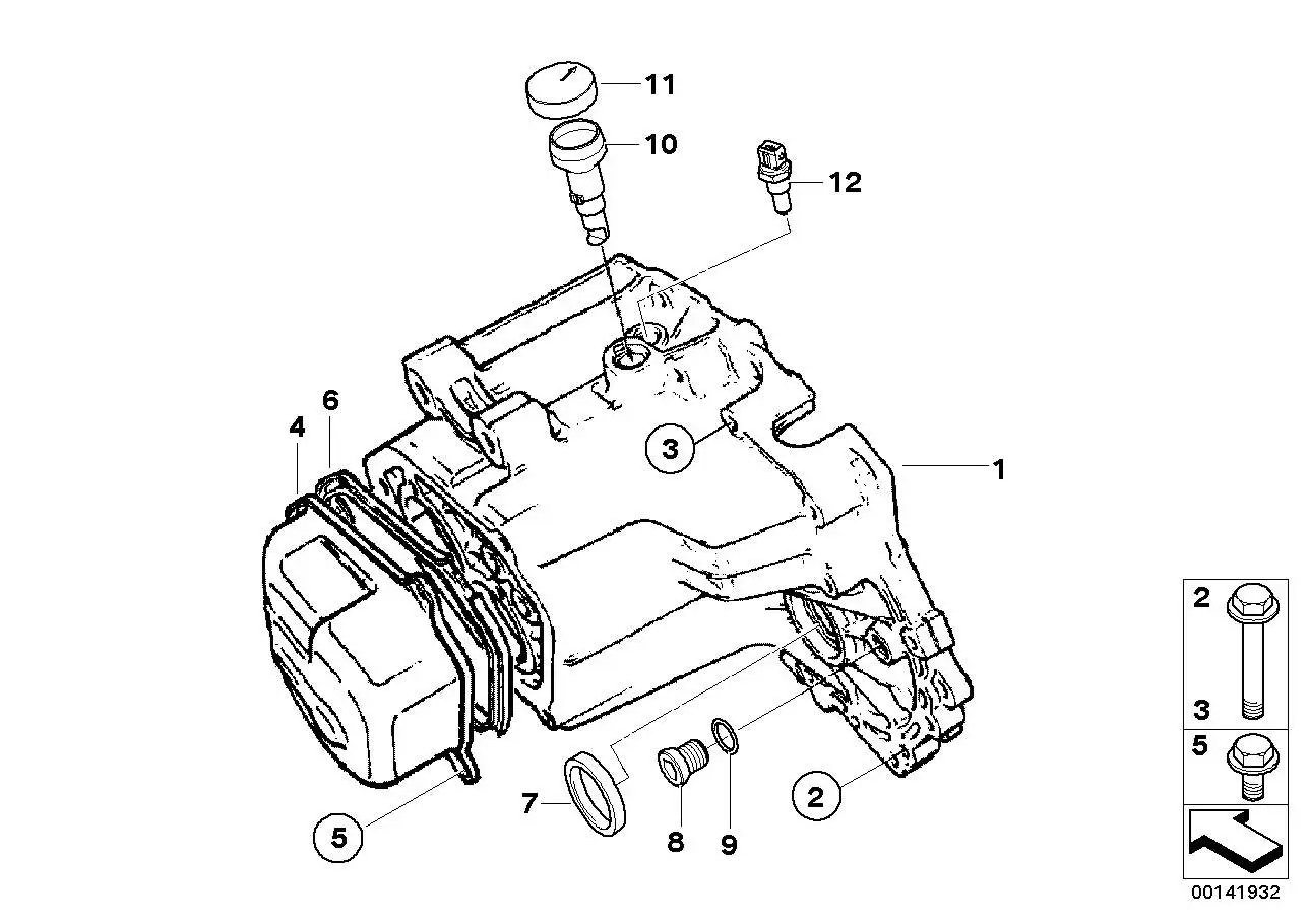 BMW RP REMAN Rückfahrlichtschalter R50 23142352685 - Bildposition