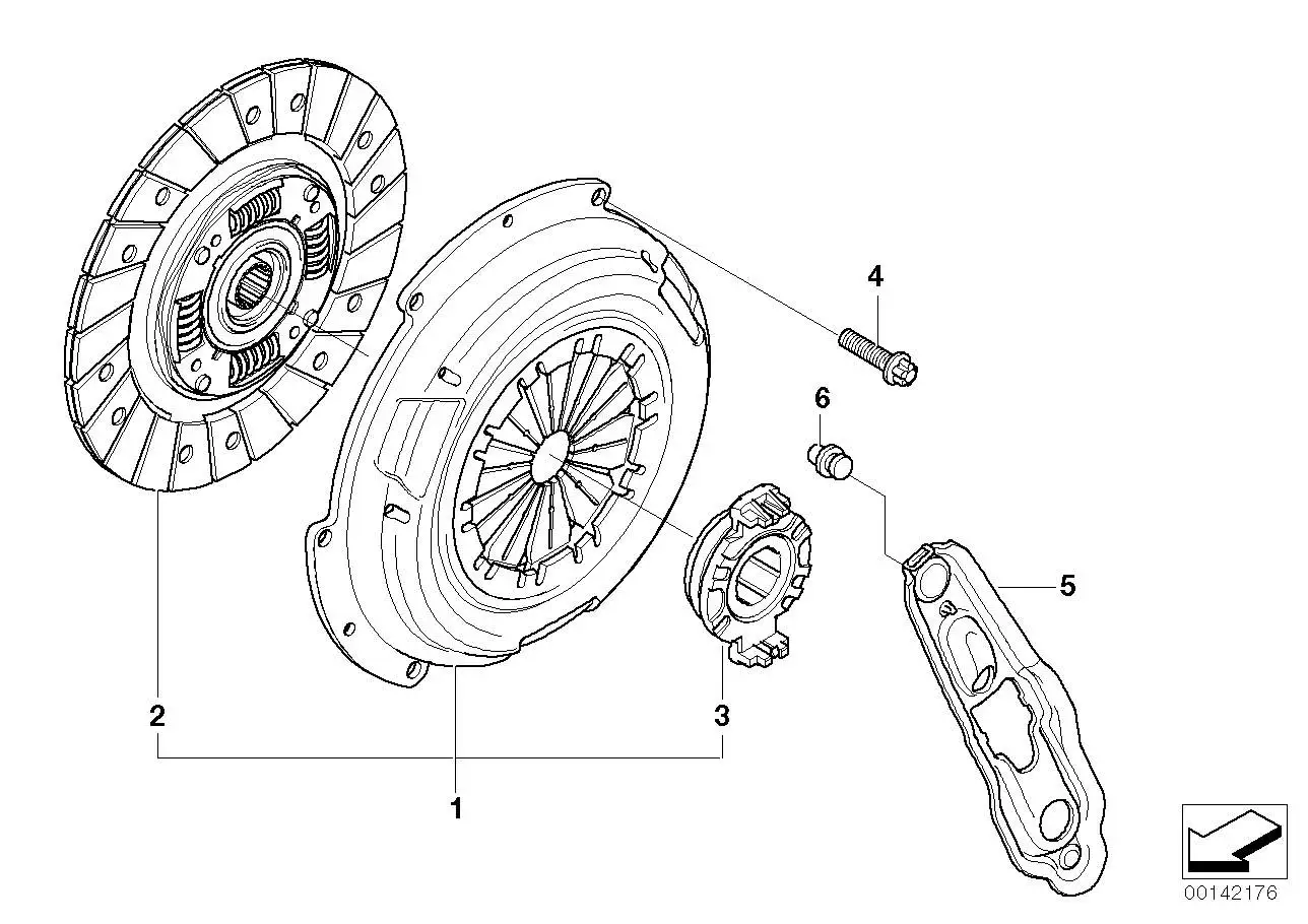 BMW Kupplungsausrücklager R50 R52 21517536725 - Bildposition 03
