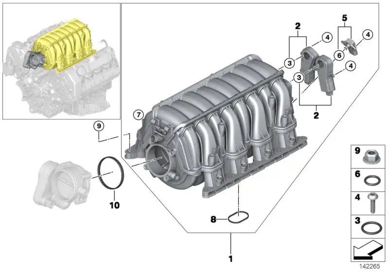 BMW Profildichtung E60 E61 E63 E64 E65 E66 E70 11617537999