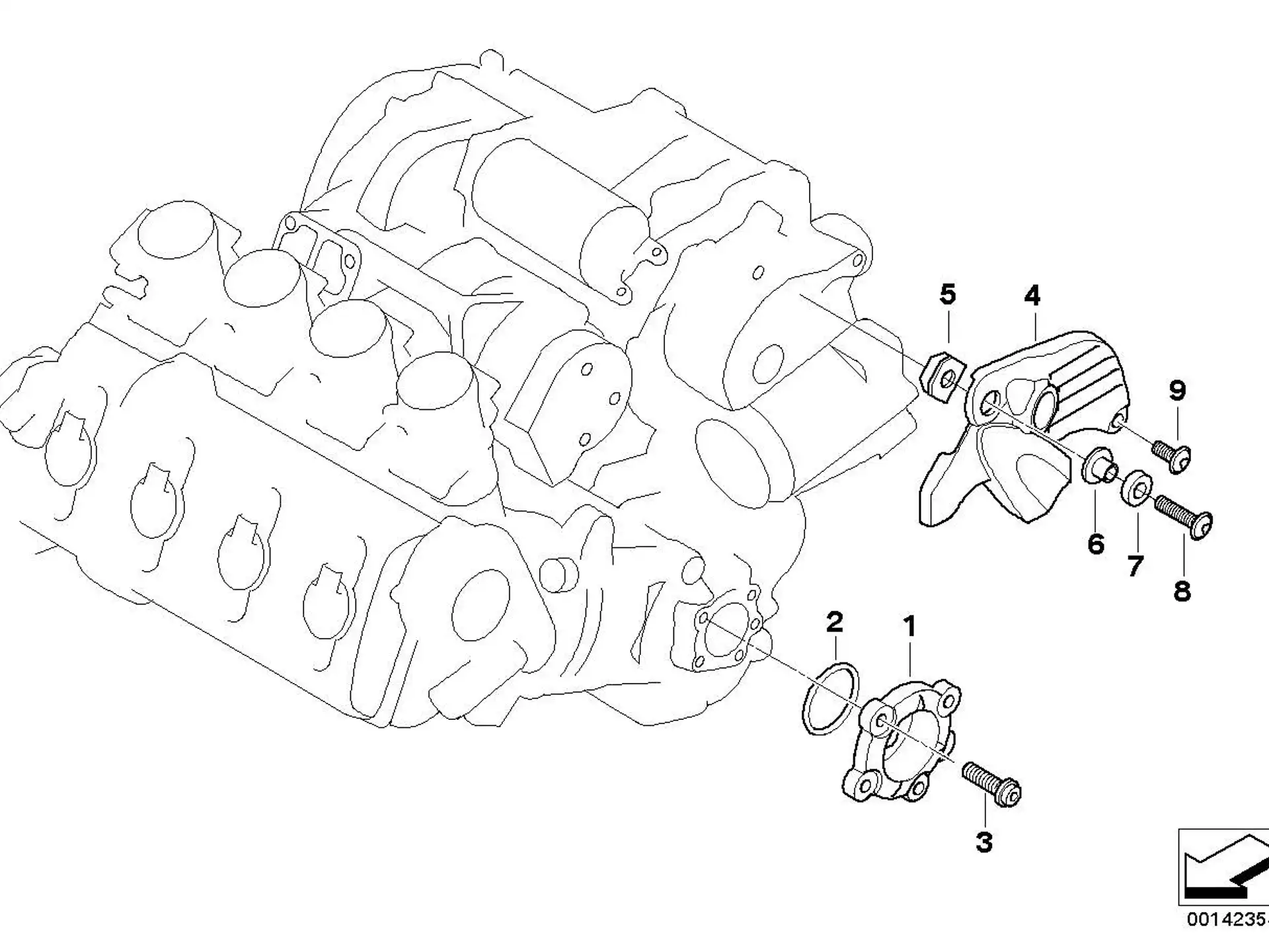 BMW ISA-Schraube F01 F02 F04 F07 F10 F11 F12 F13 K40 K42 K43 K44 K46 K47 K49 K72 R55 R56 R57 R58 R59 R60 R61 07129905279