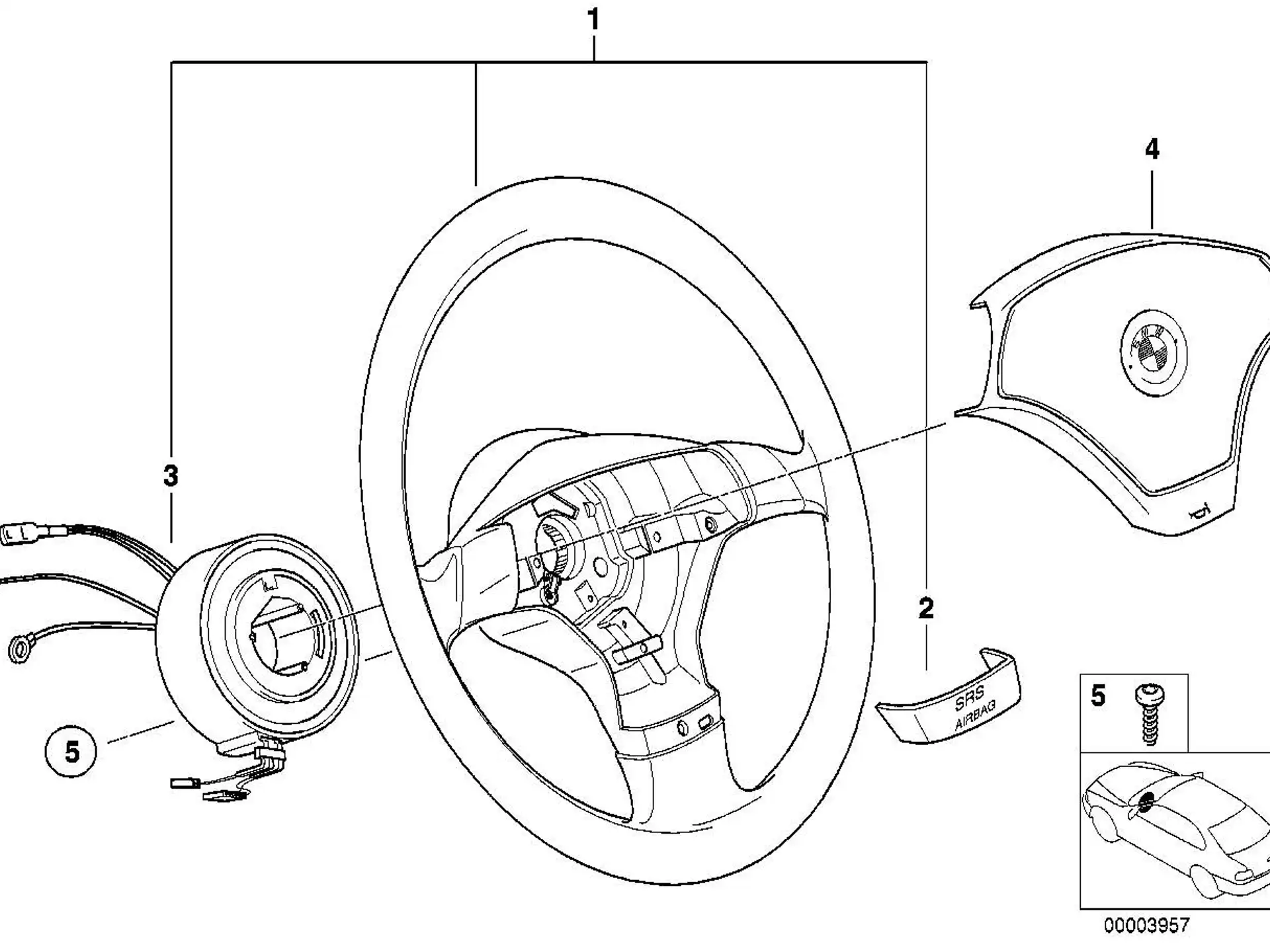 BMW Abdeckung E31 E34 E36 E39 E46 32341162189