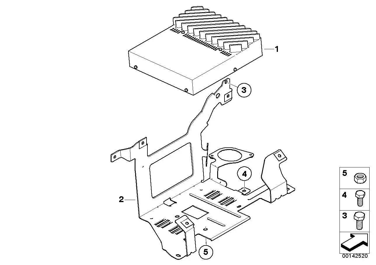 BMW Sechskantmutter mit Scheibe E36 E30 E31 E32 E34 E38 E39 E46 E