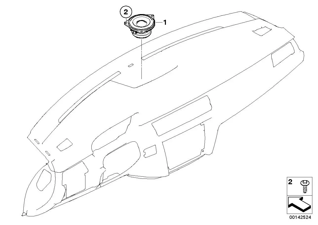 BMW Koaxiallautsprecher Individual Audio E60 E61 E63 E64 E70 E71