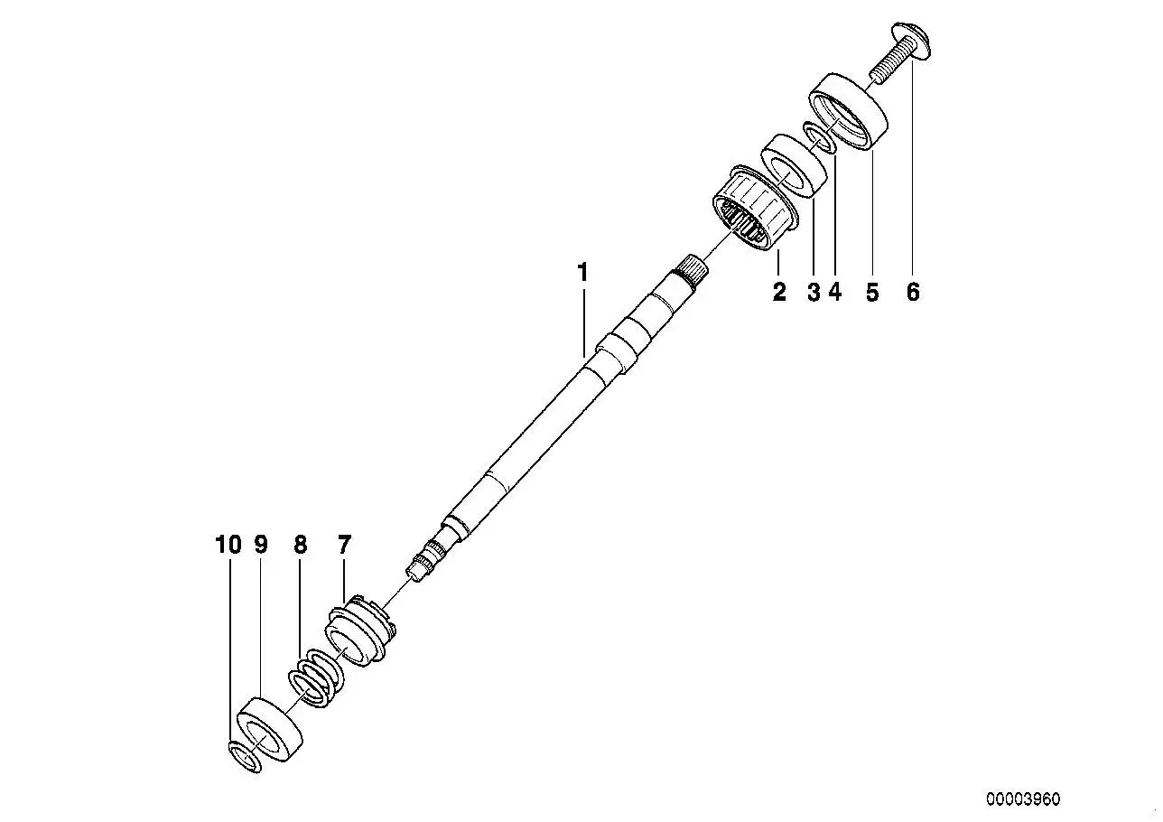 BMW Lenkspindellager Kunststoff E31 E32 E34 E36 E38 E39 E52 E53 3