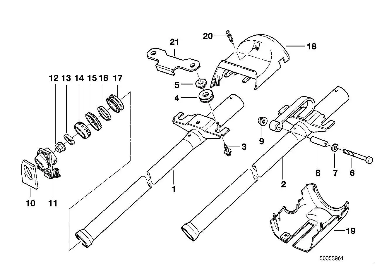 BMW Führungsbuchse E12 E24 E28 E30 E31 E32 E34 E36 32311093601 -