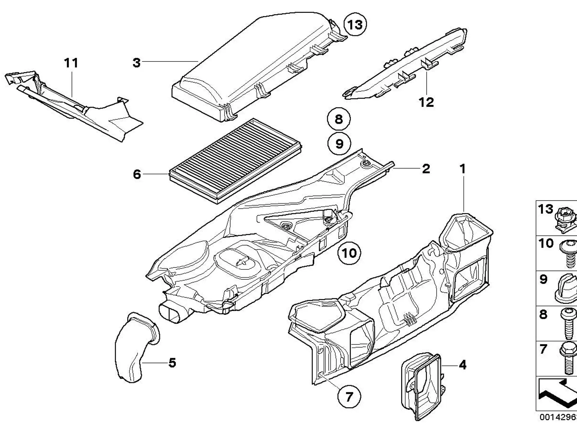 BMW Drehclip E60 E61 E63 E64 E70 E71 E72 64316933306