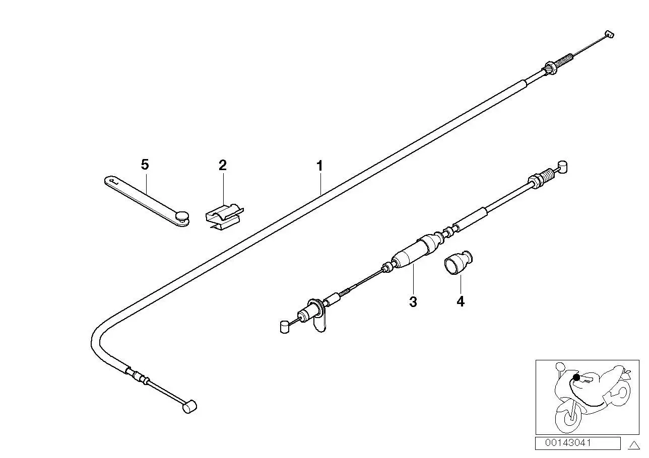 BMW Gaszug Schliesser 32737694491