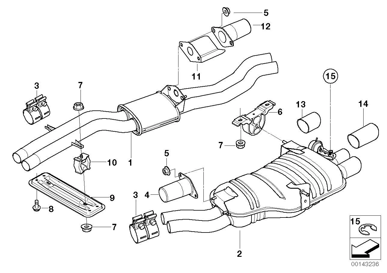 BMW Gummilager E46 18207503246