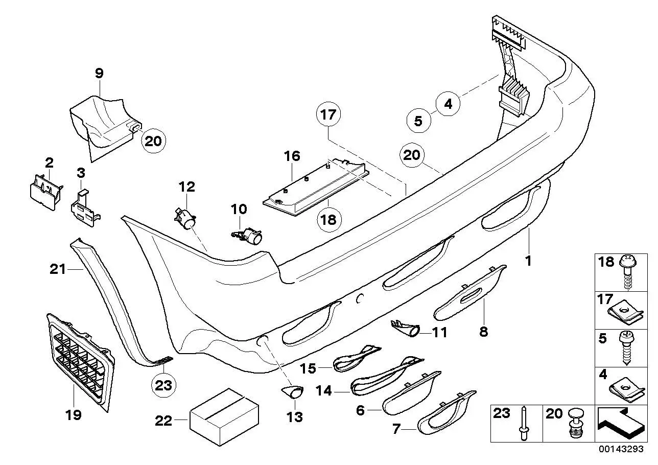 BMW Klappe E53 51128402327 - X5 E53