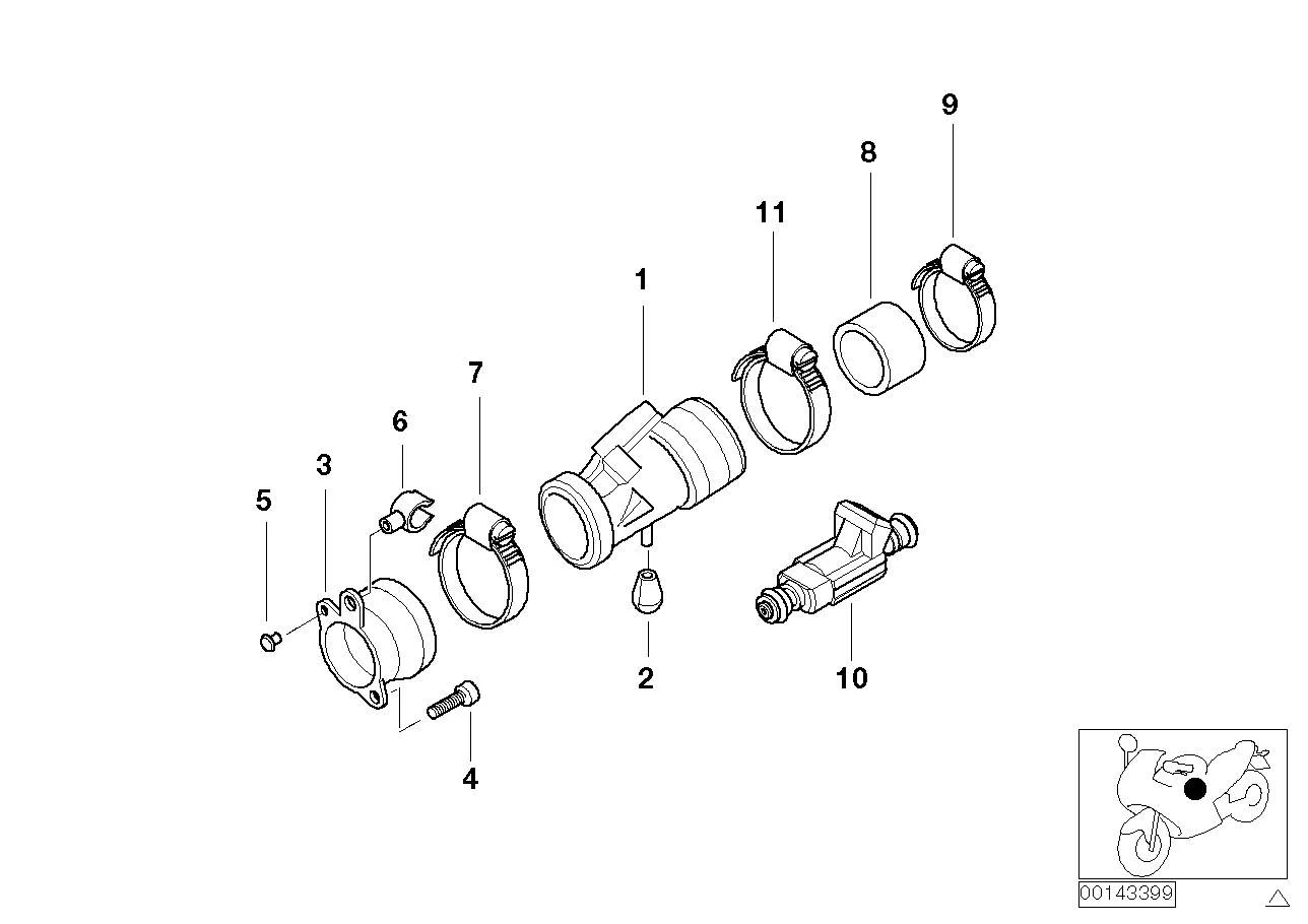 BMW Schelle K30 K41 11611464912