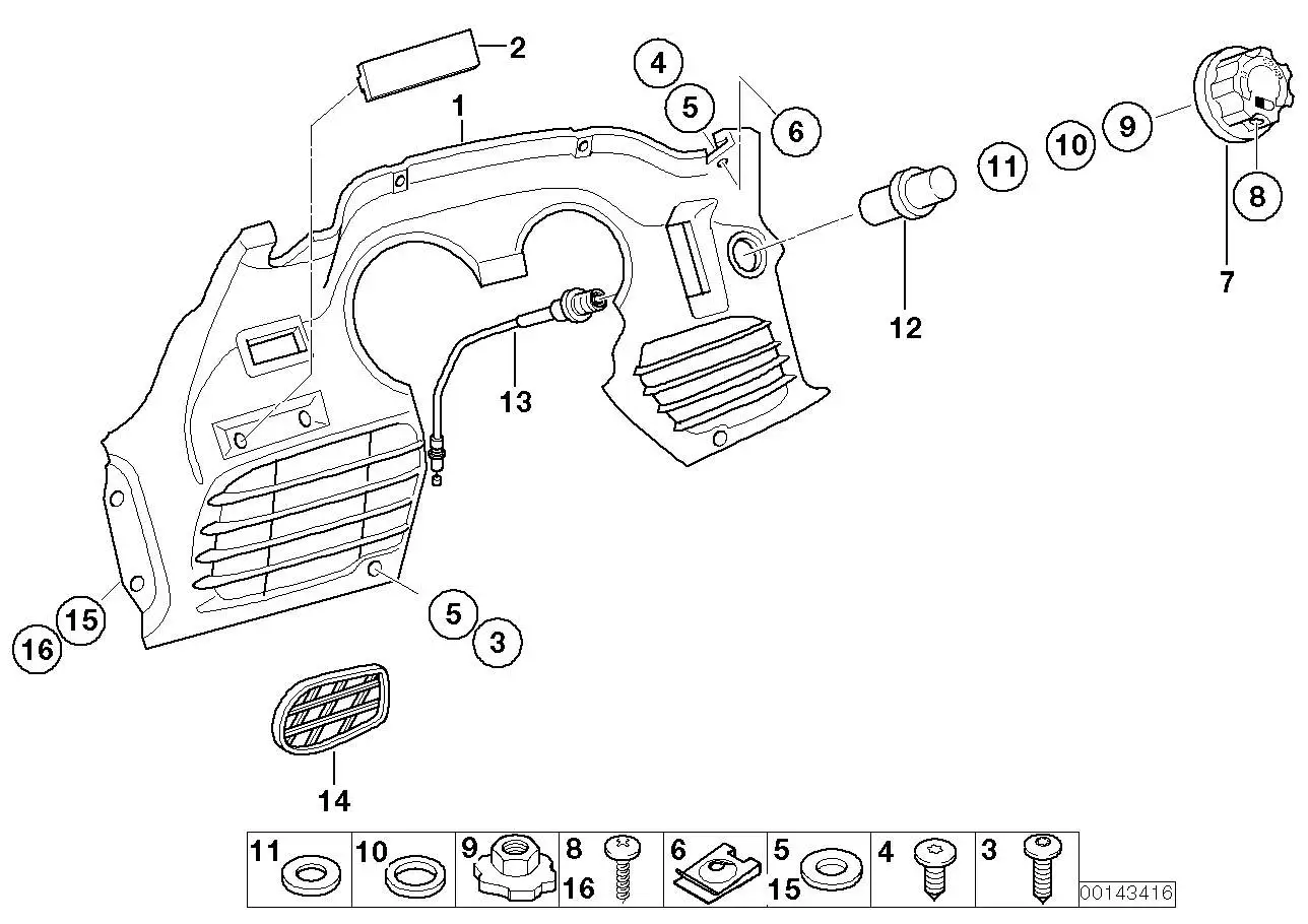 BMW Gewindebuchse R22 63122306992