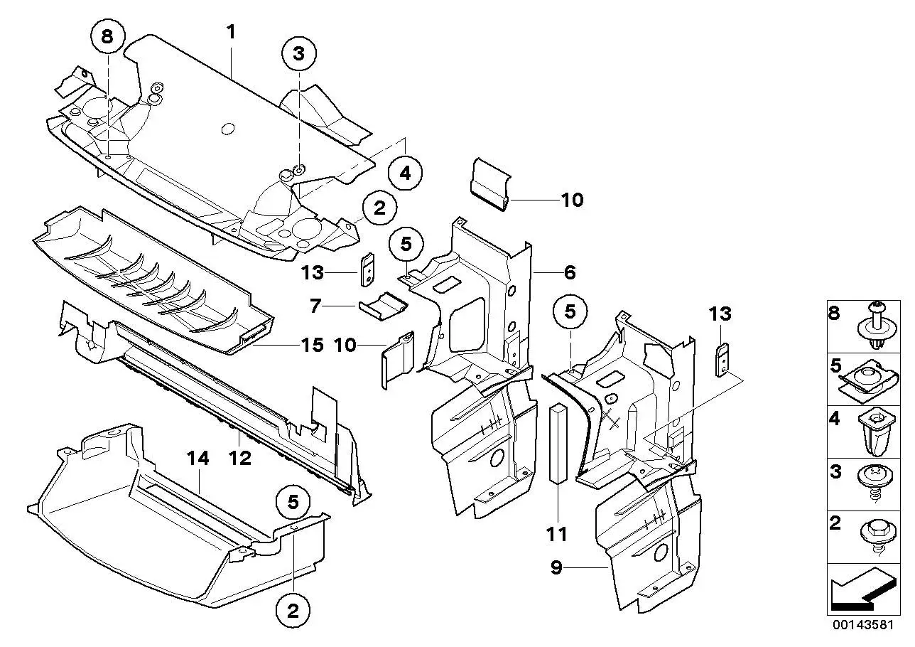 BMW Abdeckung Oberteil E36 51718119045 - Z3 E36