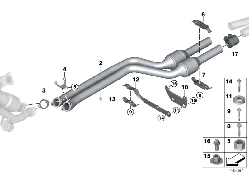 BMW ASA-Schraube E60 E61 E63 E64 E90 E91 E92 07129903927 - 3er, 5