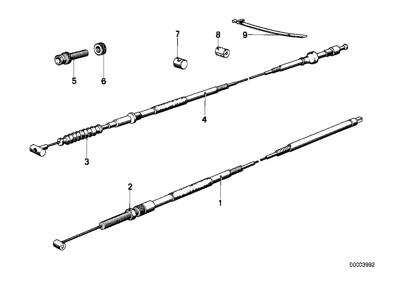 BMW Gaskabelzug R45 R65 32731237692 - Bildposition 01