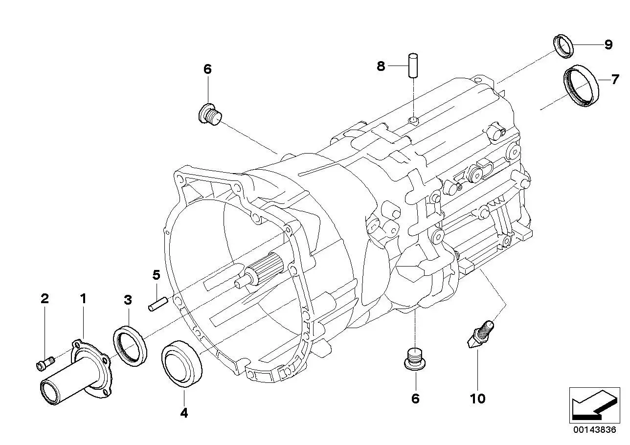 BMW Wellendichtring E39 E46 E53 E60 E61 E63 E64 E81 E82 E83 E87 E