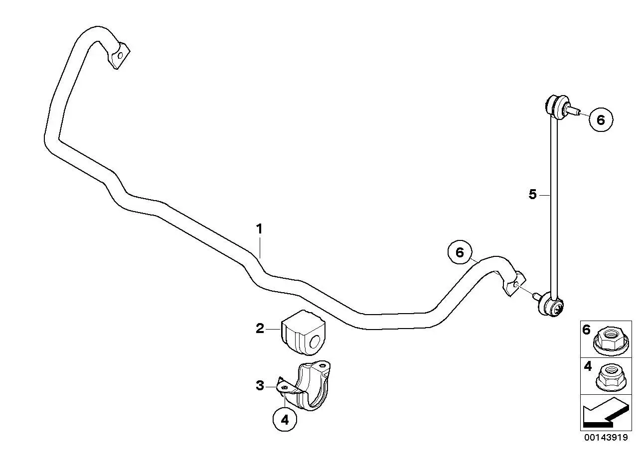 BMW Stabilisator vorn 31356768080