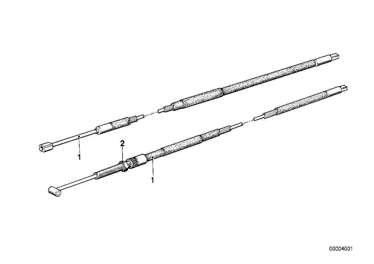 BMW Gaskabelzug 32731236615 - 2474 /