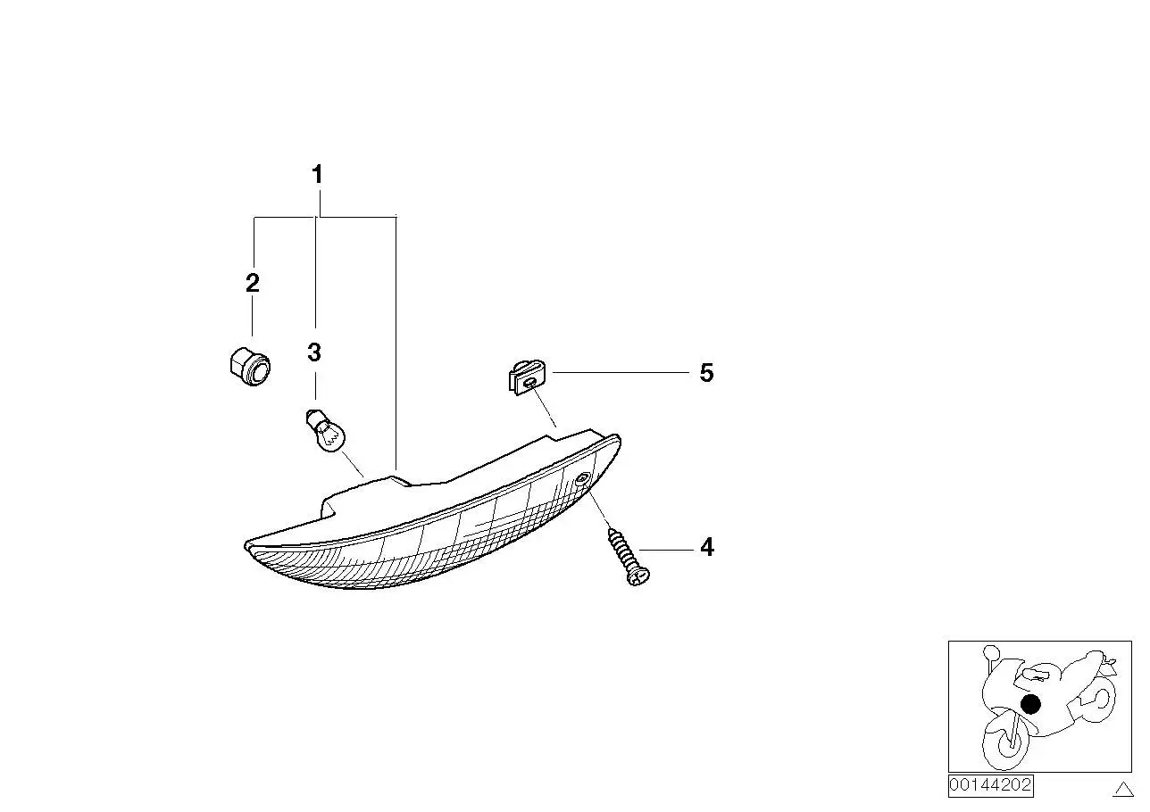 BMW Blinkleuchte vorn rechts 63132305378