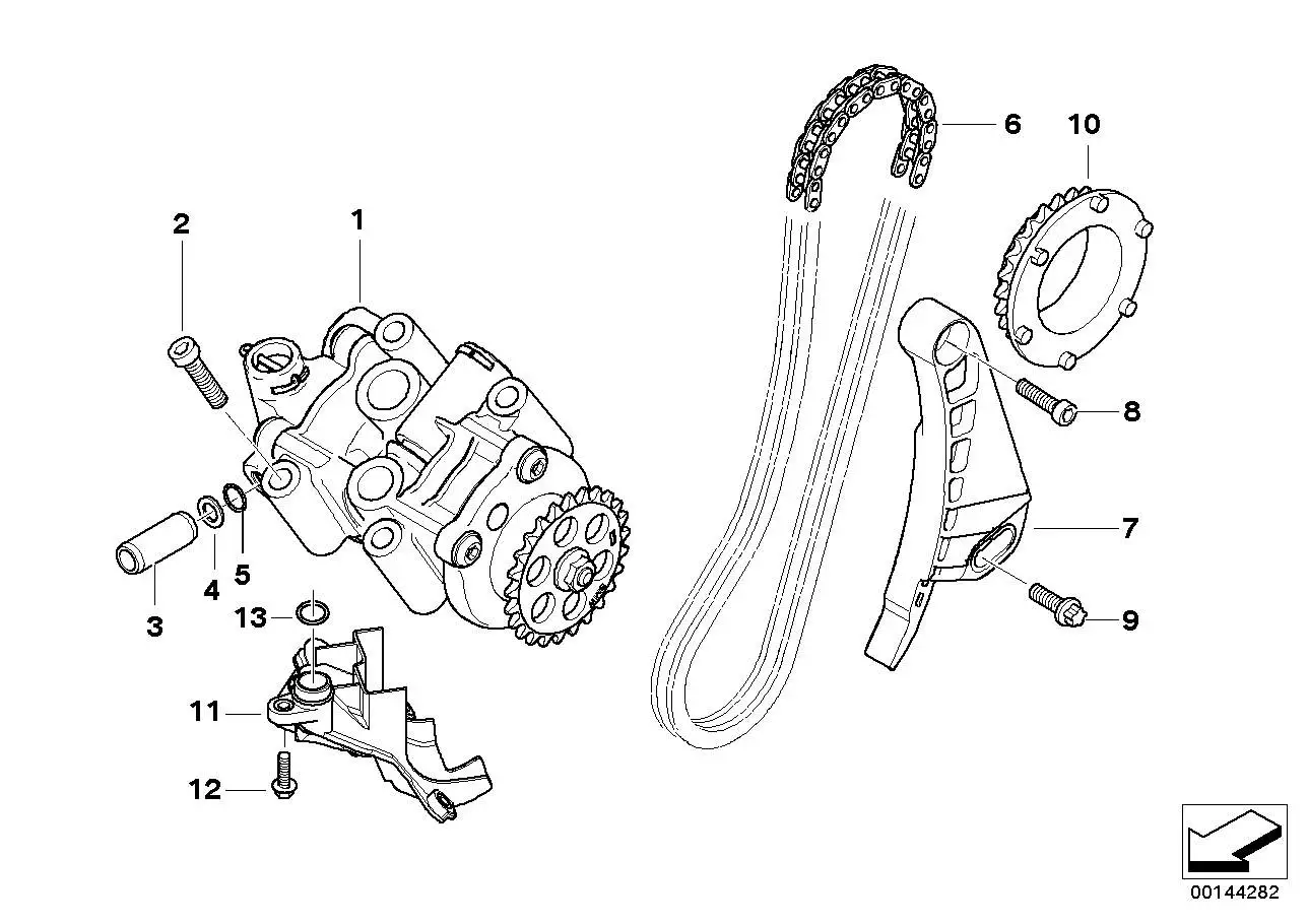BMW Sicherungsring K40 K43 K44 07119934616
