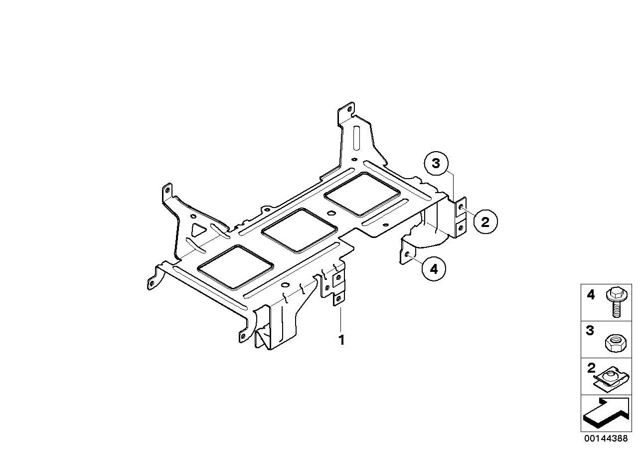 BMW Halter TV-Modul E90 E91 E92 E93 65159176373 - 3er E91 Touring