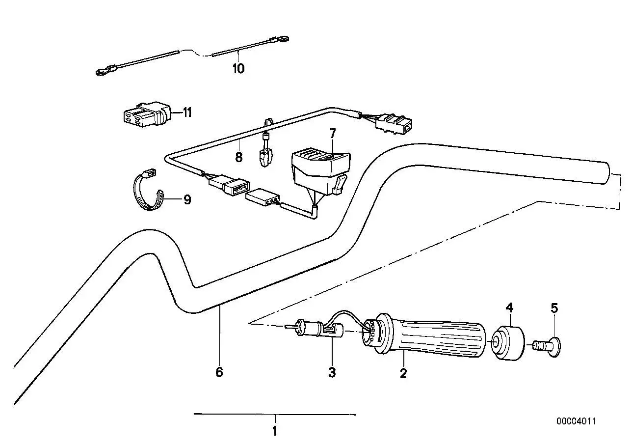 BMW Griff beheizt rechts 61312300080