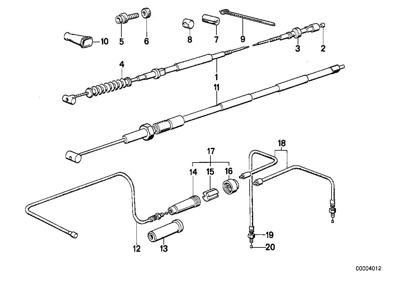 BMW Starterzug unten 32731242138 - Bildposition 18