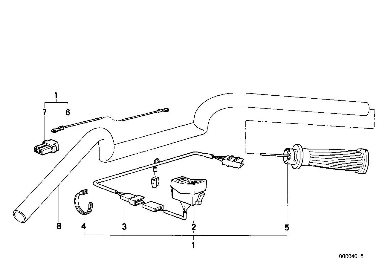 BMW Griff beheizt rechts 61312300388 - K589, K569, 47E2, 47E1, 24