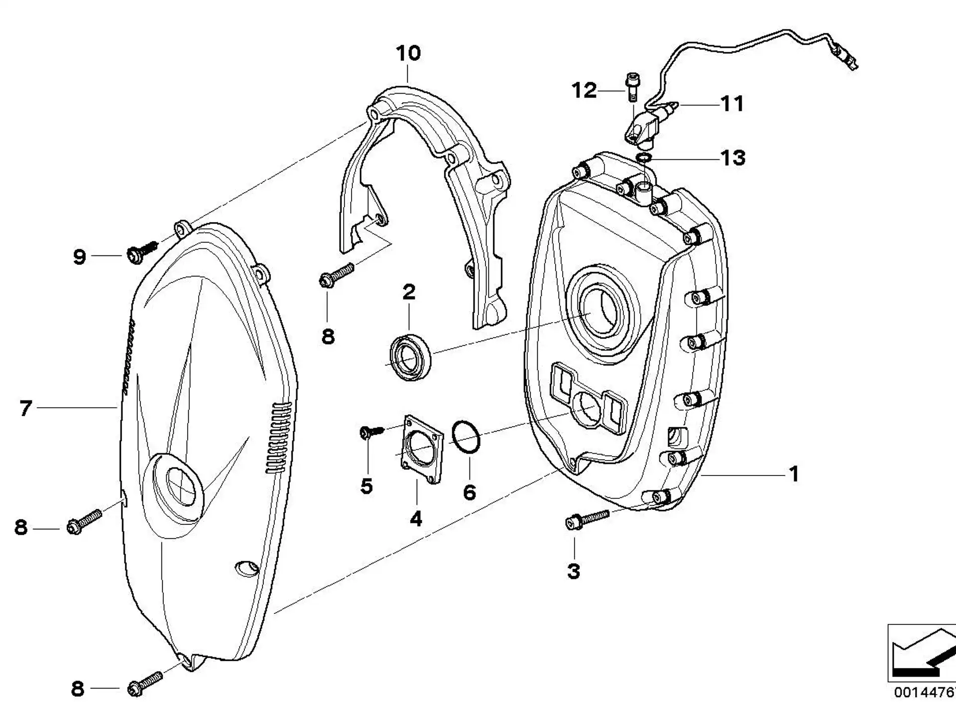 BMW Wellendichtring A67 A73 K21 K22 K23 K25 K25H K26 K27 K28 K29 K32 K33 11118528387