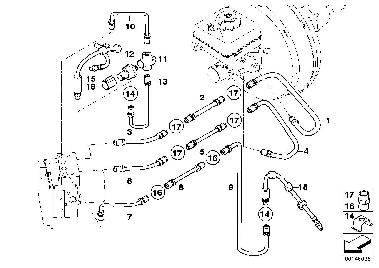 BMW Rohrleitung 34326762392 - Bildposition 13