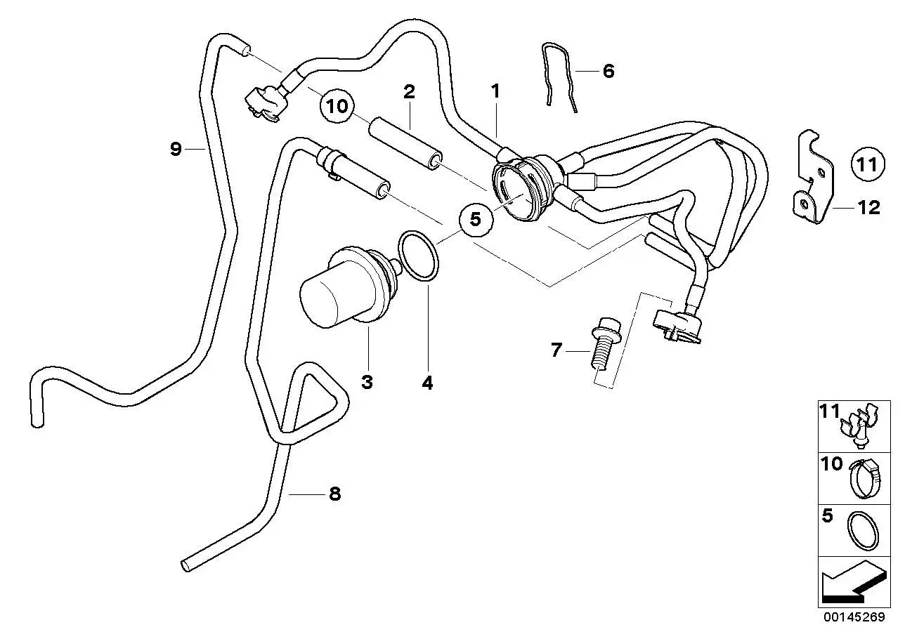 BMW Kraftstoffverteiler K28 13537688796 - Bildposition 01