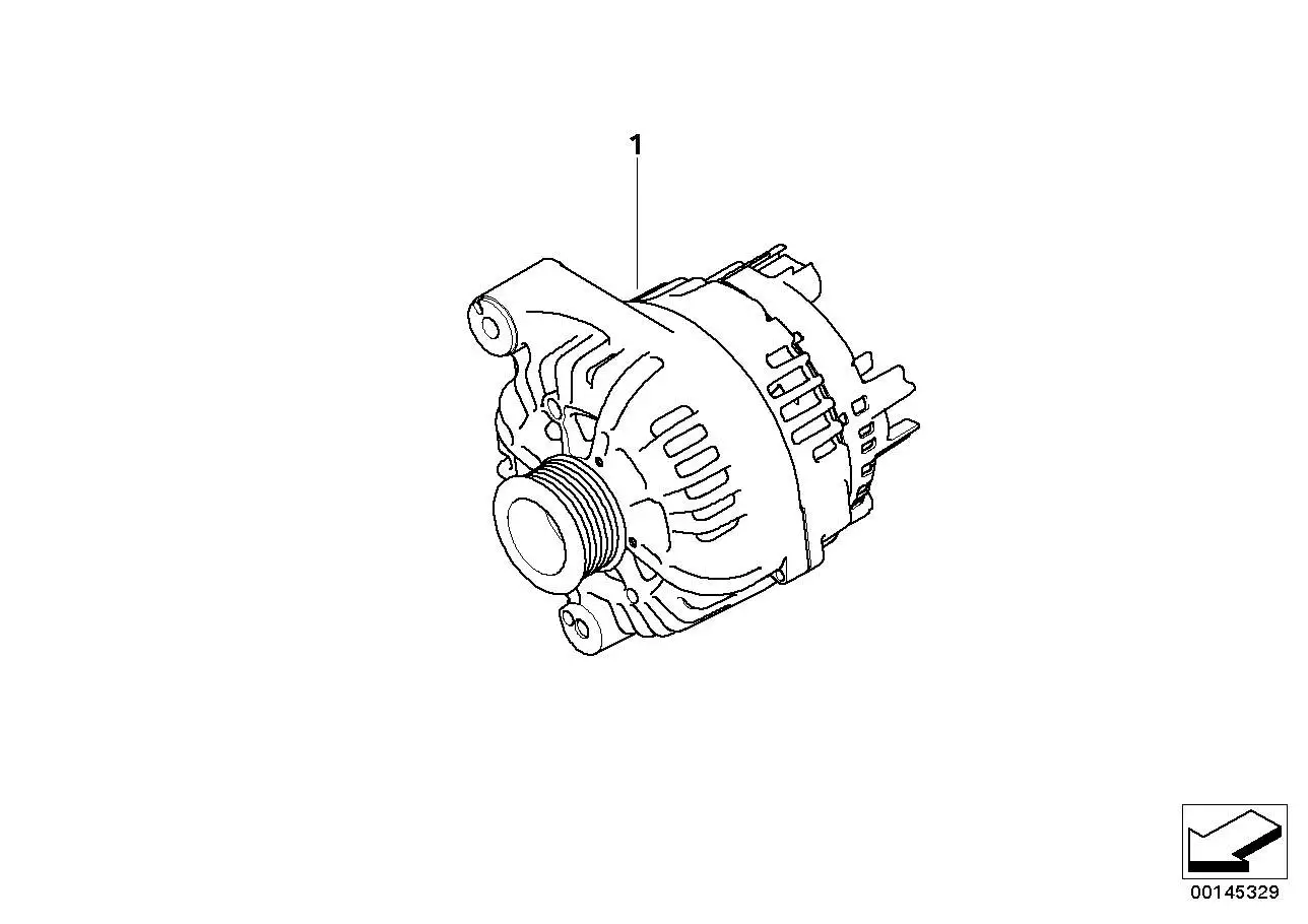 BMW Kompakt Generator 12312247389 - Bildposition 01