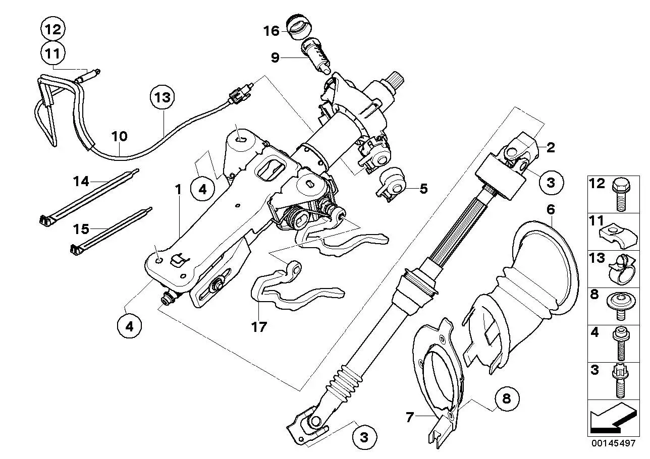 BMW Abdeckkappe Schliesszylinder E60 E61 E63 E64 32306759273 - Bi