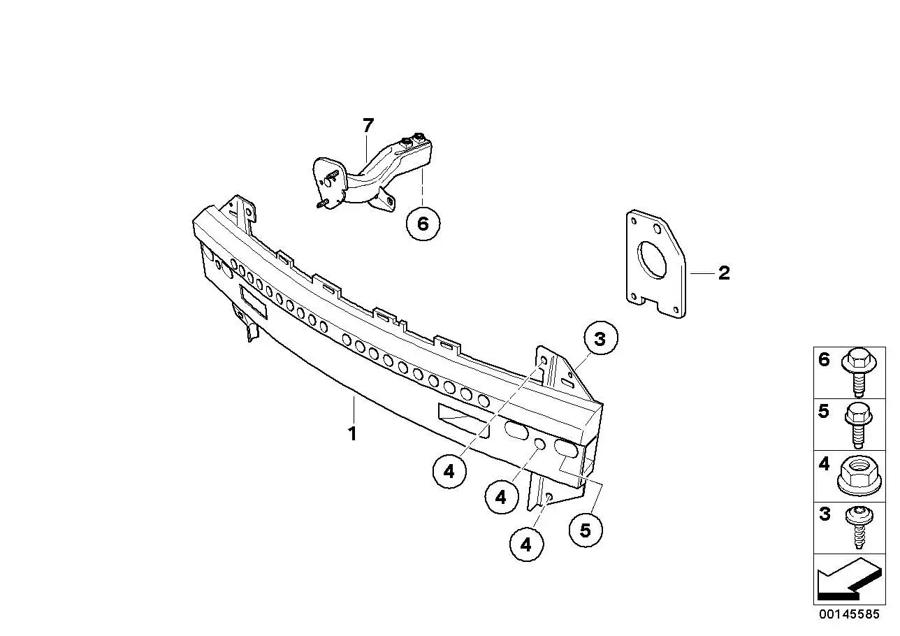 BMW Ausgleichsplatten R50 R52 R53 51117053000 - Bildposition 02