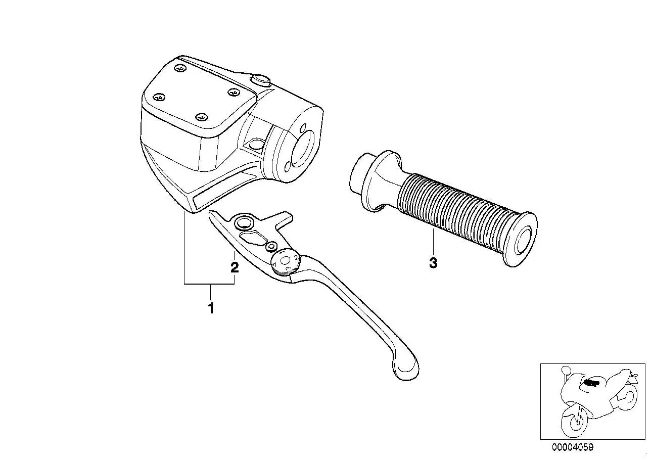 BMW Rillengriff links 61317694811