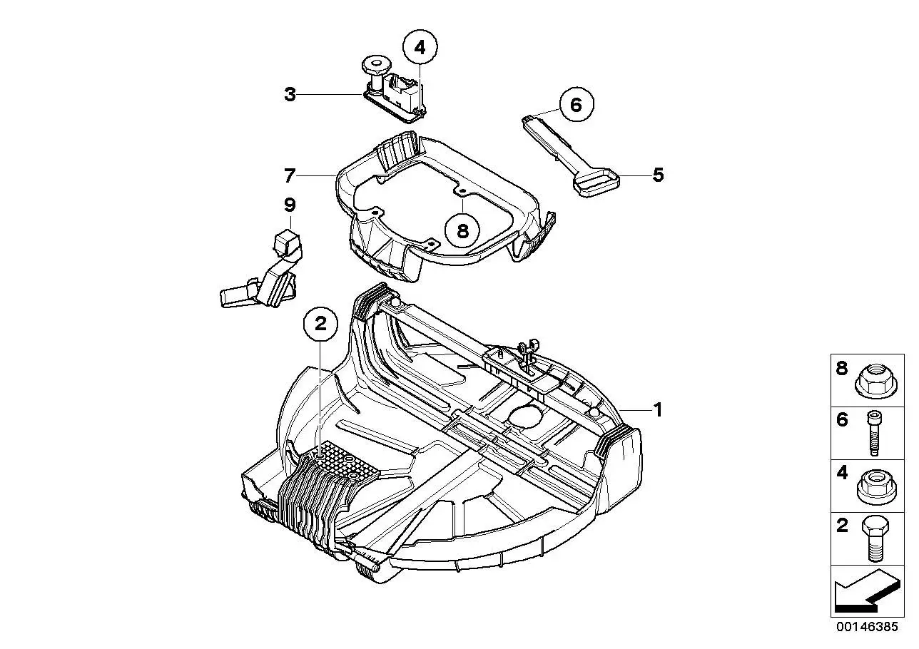 BMW Notradschale E83 51713428665