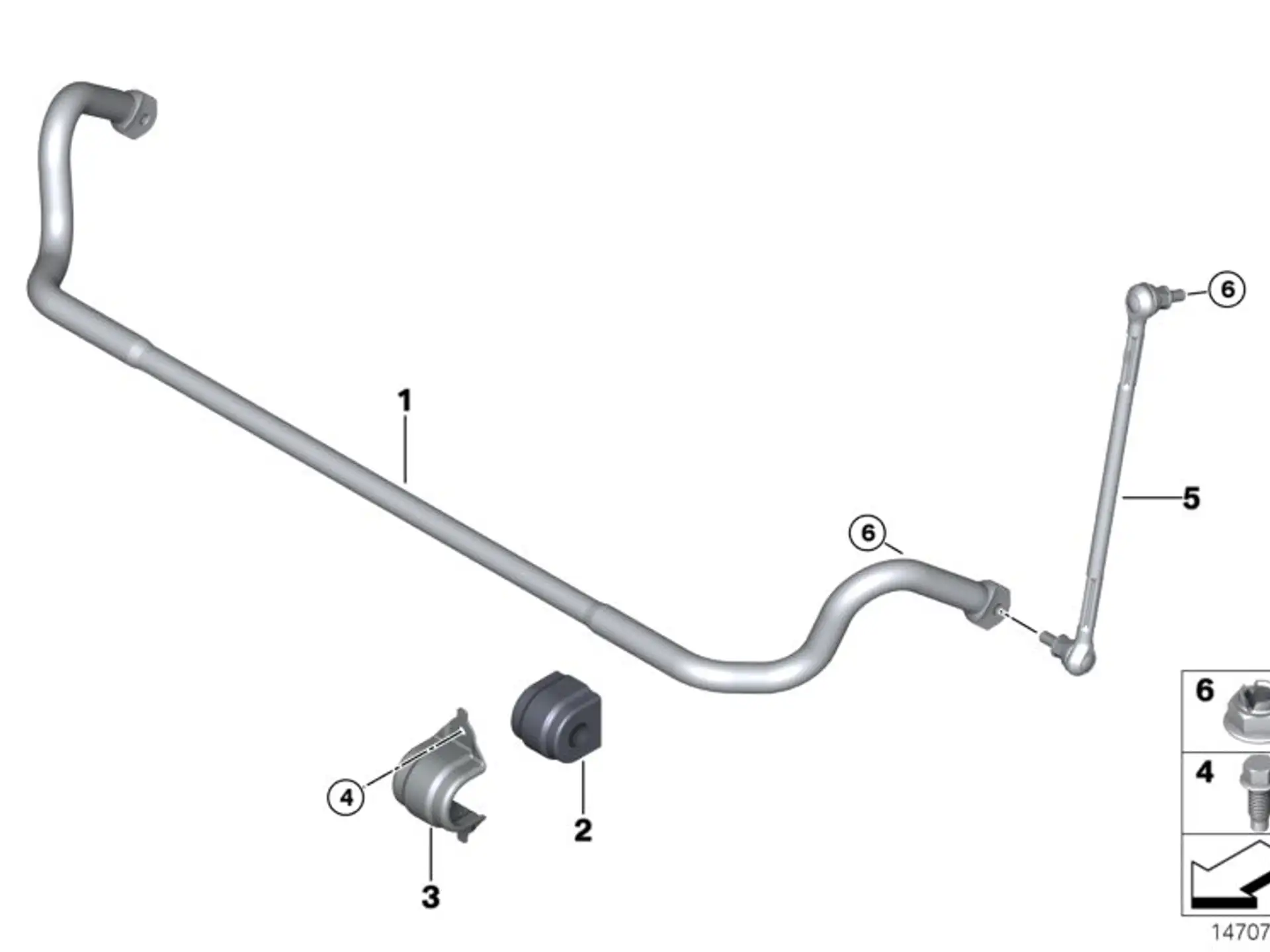 BMW Sechskantschraube mit Bund E84 E90 E91 E92 33316769212