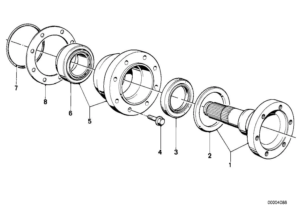 BMW Staubschutzteller E23 E24 E28 E32 33131210737 - Bildposition