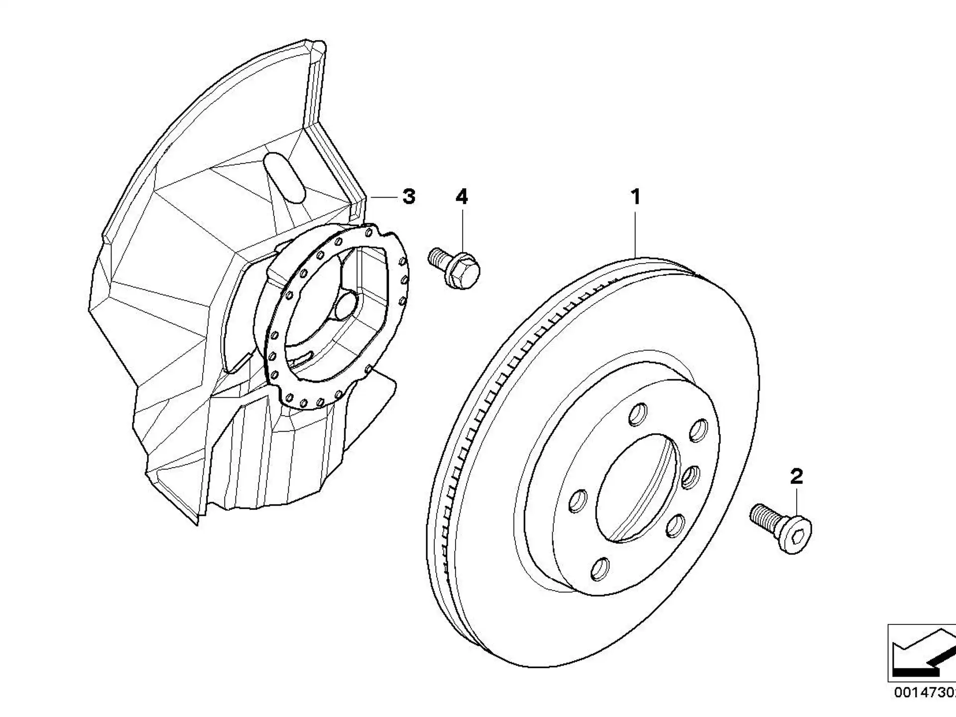 BMW Schutzblech links E46 34116759595