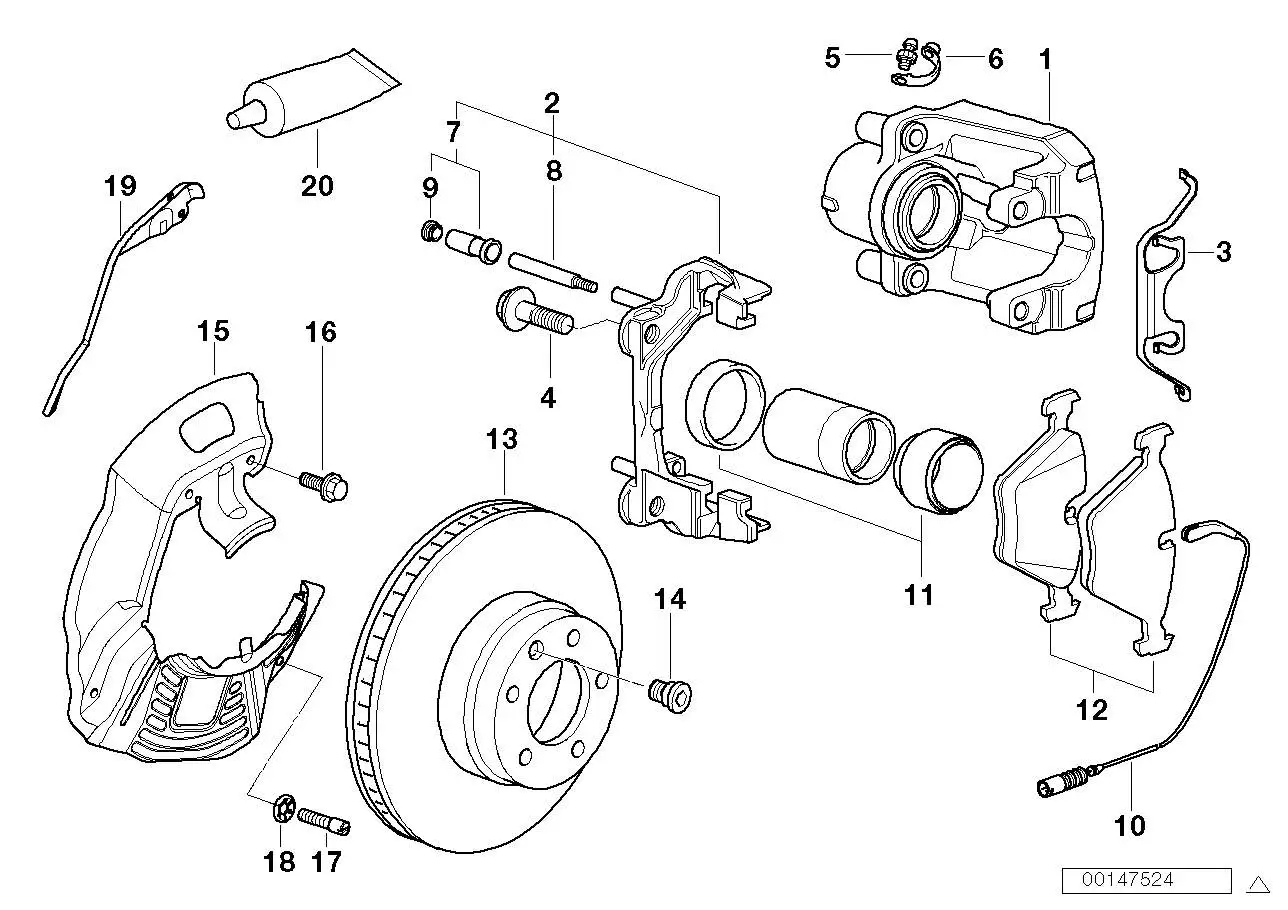 BMW Schutzblech rechts E39 34111162570 - Bildposition 15